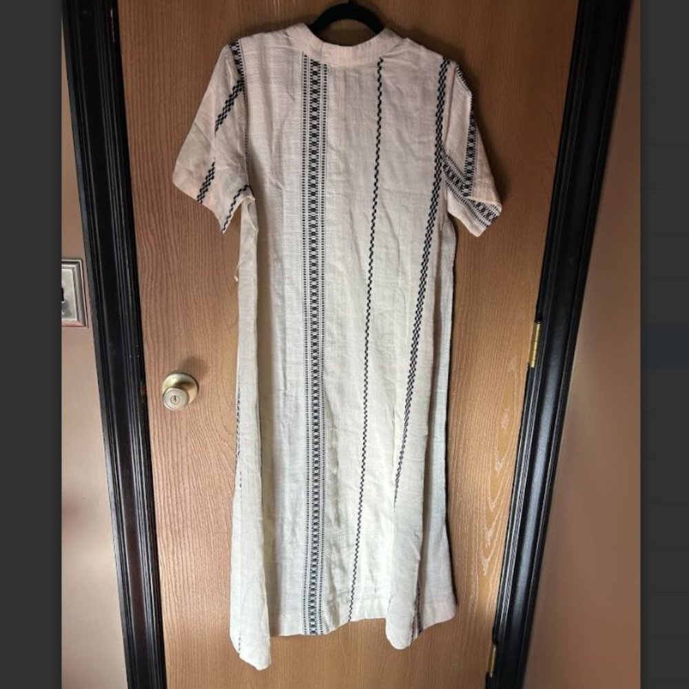 Ace and Jig Margaret Dress Folk Natural, XS - Picture 2 of 11